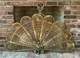 Vintage Fireplace Folding Fan Fireplace