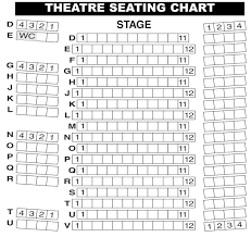 Theatre Seating Chart Town Theatre