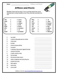 Affixes And Root Words Lesson Plans Worksheets Reviewed By