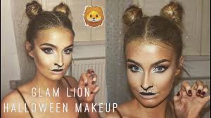 easy lion halloween makeup hair