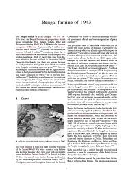 A Tragic Failure of Leadership: The 1943 Bengal Famine that Claimed  Millions of Lives Due to Lack of Government Action and Inaccurate Data |  PDF | Famine | Foods