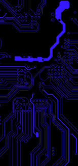 Download 713 circuit wallpaper free vectors. Blue Circuit Board By Cmwhph32u1 Galaxy S10 Hole Punch Wallpaper