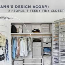 Two People One Tiny Closet A Small