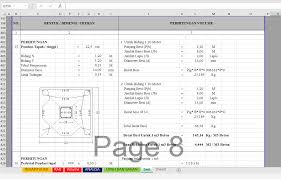 Pekerjaan persiapan 1 permulaan a. Lengkap Download Rab Excel Konstruksi Beserta Hitungan Volume Asdar Id