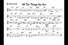 All The Things You Are Play Along Eb Version