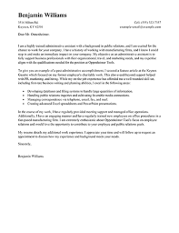 Best Executive Assistant Cover Letter Examples   LiveCareer Budget Template Letter