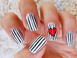 Easy valentine nails with heart nail art designs, ideas, and tutorials. 40 Cute Valentine S Day Nails Designs Fashiondioxide