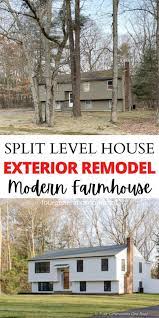 split level house exterior remodel