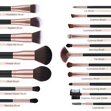 bestope ustar 18 pcs makeup brushes set