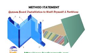 Method Statement Gypsum Board