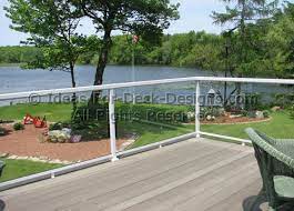 glass deck railing choose wood or