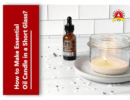 Essential Oil Candle In A Short Glass