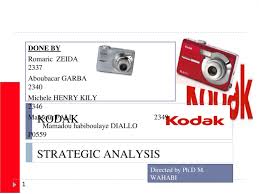 Kodak strategy cris men  ndez s portfolio