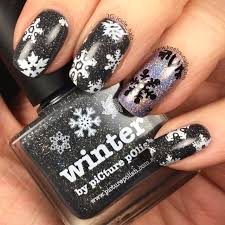 winter snowflake nail art keely s nails