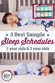 2 year old sleep schedule to help kids