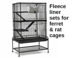 fleece liner sets ferret rat cages