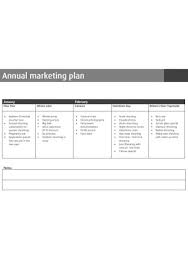 32 sle annual marketing plans in