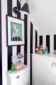 kate spade inspired powder room the