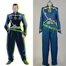 Купить JoJos Bizarre Adventure Okuyasu Nijimura Costume Dollar Cosplay  Uniform (Унисекс) заказать с доставкой лот № 124792354253
