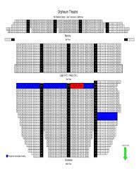 orpheum sf seating chart fill and