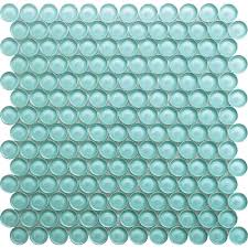 Round Glass Mosaic Tile Pool