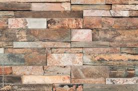 Grunge Brown Stone Wall Tiles Texture