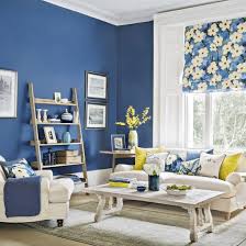 blue living room rooms decorating brown