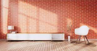 Living Loft Interior Brick Wall Room