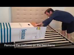 leesa mattress unboxing you