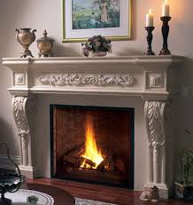 1145 534 Cast Stone Fireplace Mantel