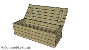 Modern Outdoor Storage Bench Plans