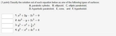 Solution Set Of Each Equation