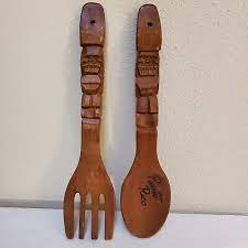 Fork Totem Wall Hanging Decor Puerto