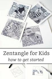 Connect those dots with a light pencil line, straight or curvy, to create a square. Zentangle For Kids A Beginners Guide To Zentangle For Kids