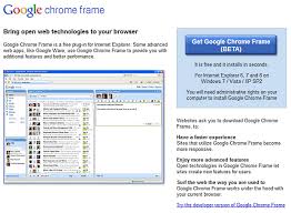 google chrome frame goes beta makes ie