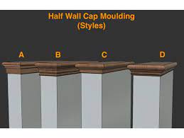 Half Wall Cap Moulding 12 Diffe