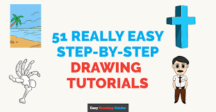 easy step by step drawing tutorials