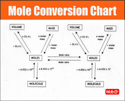 Mole Conversion Chart Teaching Chemistry Chemistry