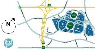 Map Of Parking Near The Arrowhead Stadium In Kansas