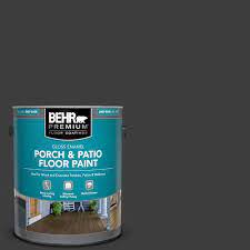 Behr Premium 1 Gal Black Gloss Enamel