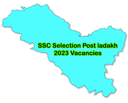ssc selection post ladakh 2023 total