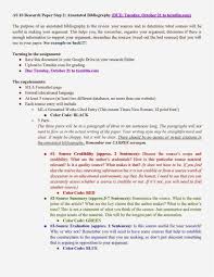Annotated Bibliography FAQ s 