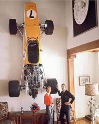 The Roaring Season - At home with the Bonnier's. Jo Bonnier drove this BRM  V12 powered McLaren M5A to sixth place in the 1968 Italian Grand Prix. And  then he stuck it