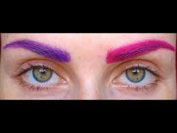 how to colour eyebrows even