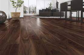 brown american walnut wooden flooring