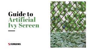 artificial ivy screen rolls trellis