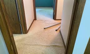 how to repair carpet wrinkles in a hallway