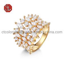modern fashion women jewelry 18k gold