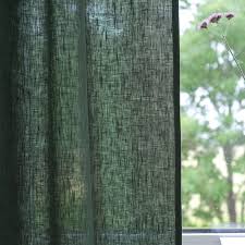 dark green linen curtains varvara home