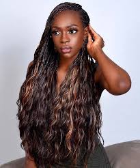 Extensions are woven through as you braid, leaving pieces of hair out that make up the long, loose hair that you see in a finished style. 21 Beautiful Ways To Wear Tree Braids This Season Stayglam